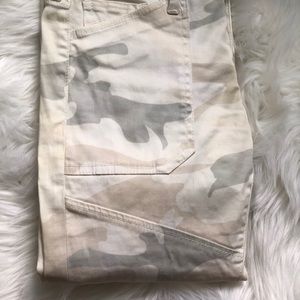 True Religion White Camo Skinny Jeans